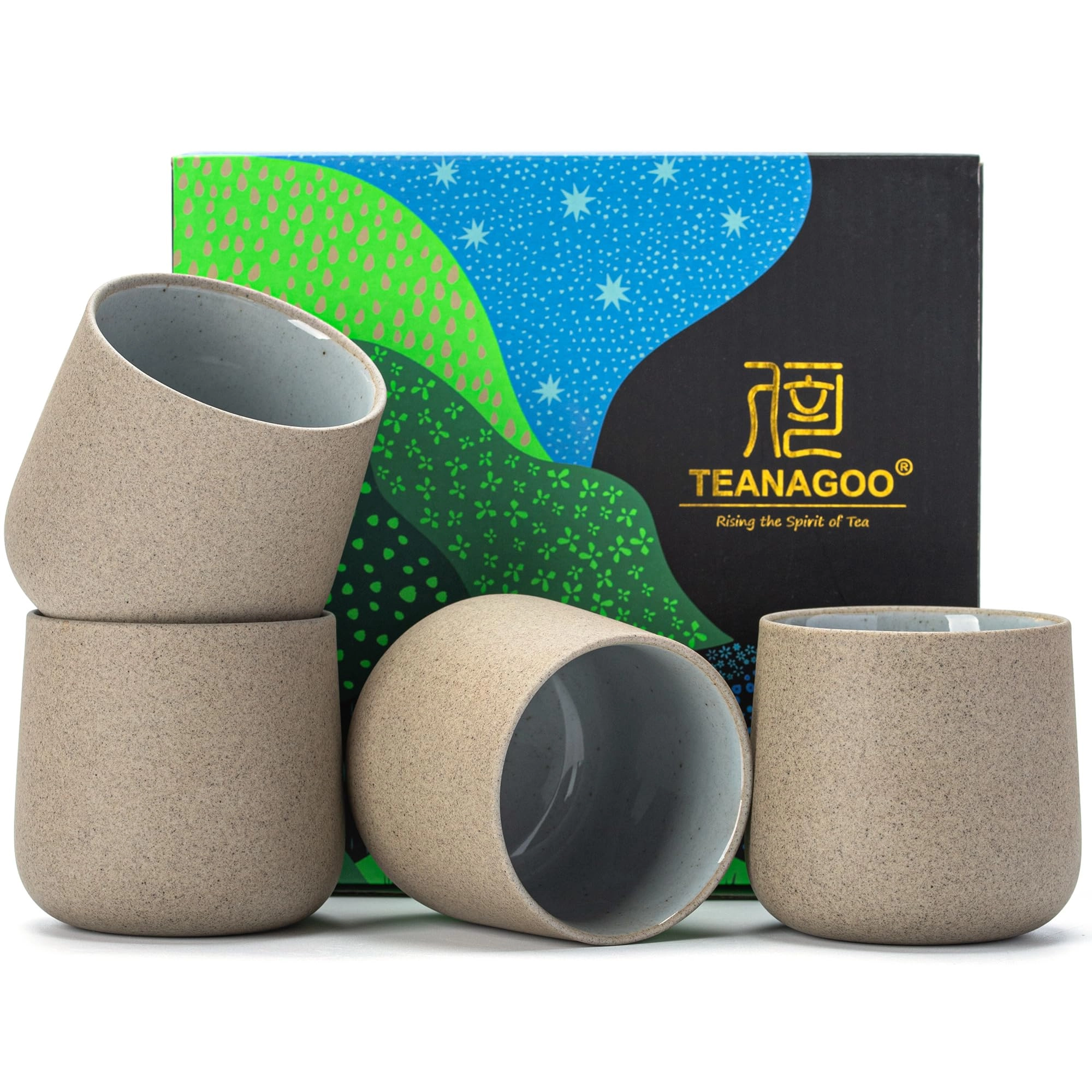 Japanese Tea Cup - 4 pcs - 205 ml