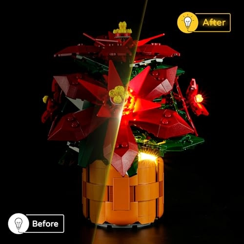LED Light for 10370 Icons Poinsettia - Christmas