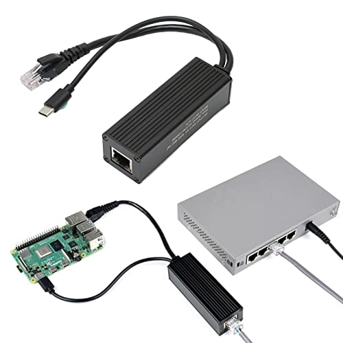 POE Separator - 37 to 57V 5V2.5A 802.3af/at 10/100/1000Mbps