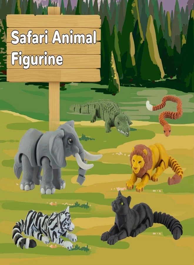 Safari Animals Figures - 6PCS