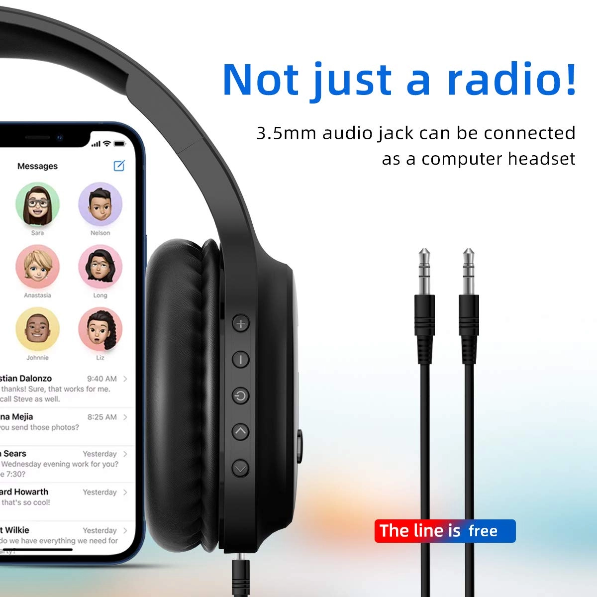 FM Radio Headphones - FM