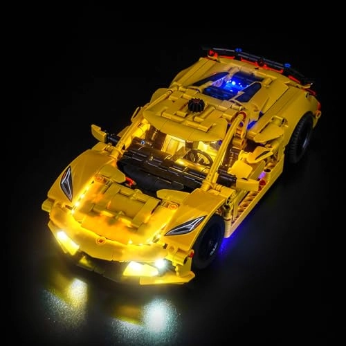 LED Light Set for LEGO Chevrolet Corvette Stingray 42205 - Copper Line
