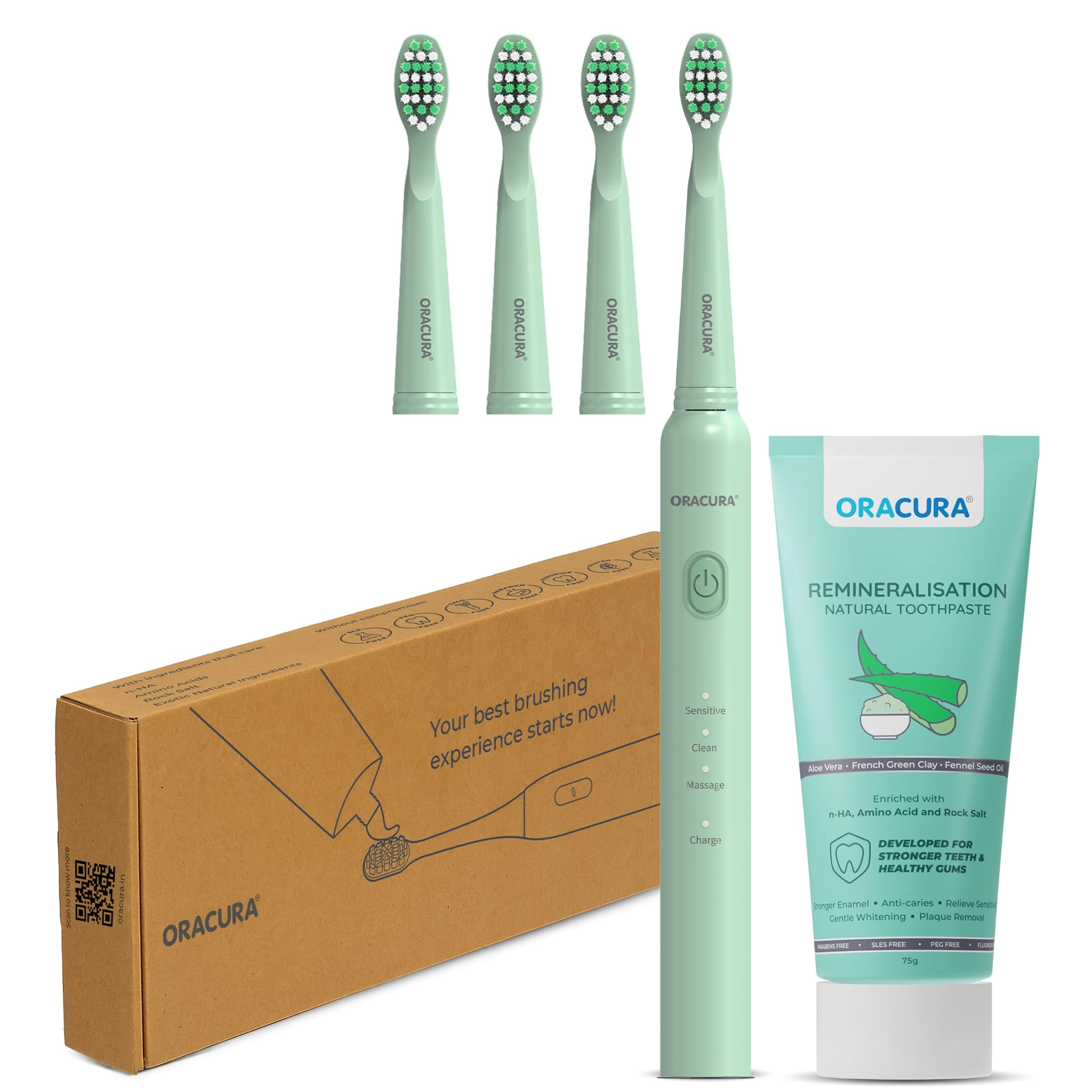 ORACURA Sonic Lite - SB200 36,000 strokes/min 3 Modes Pack