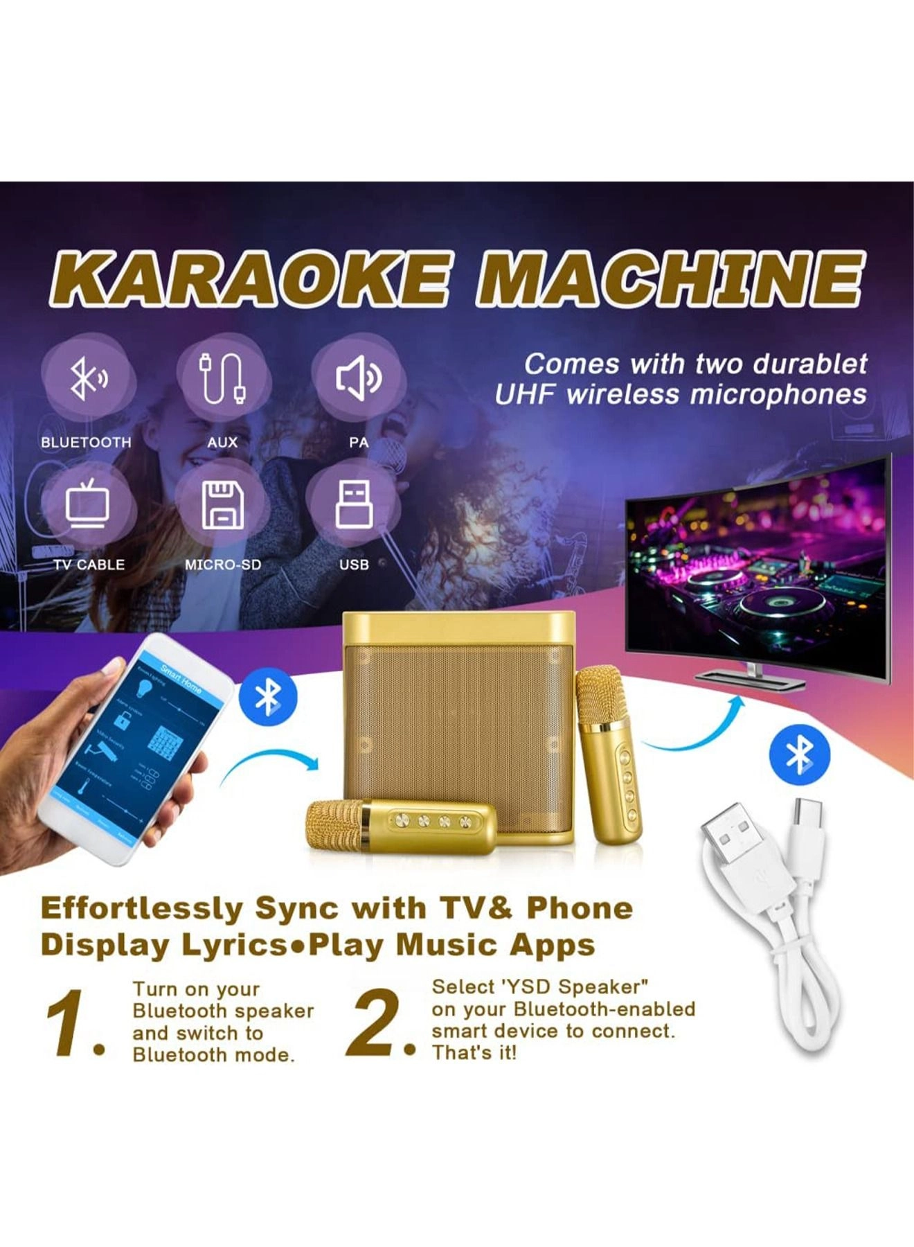 Karaoke Speaker Machine - 2