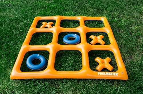 Giant Floating Tic Tac Toe - 4 feet square Orange/Blue (Reversible)