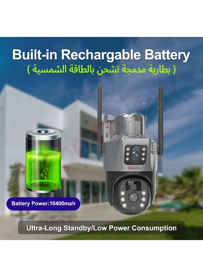 Solar WiFi Security Camera 2K