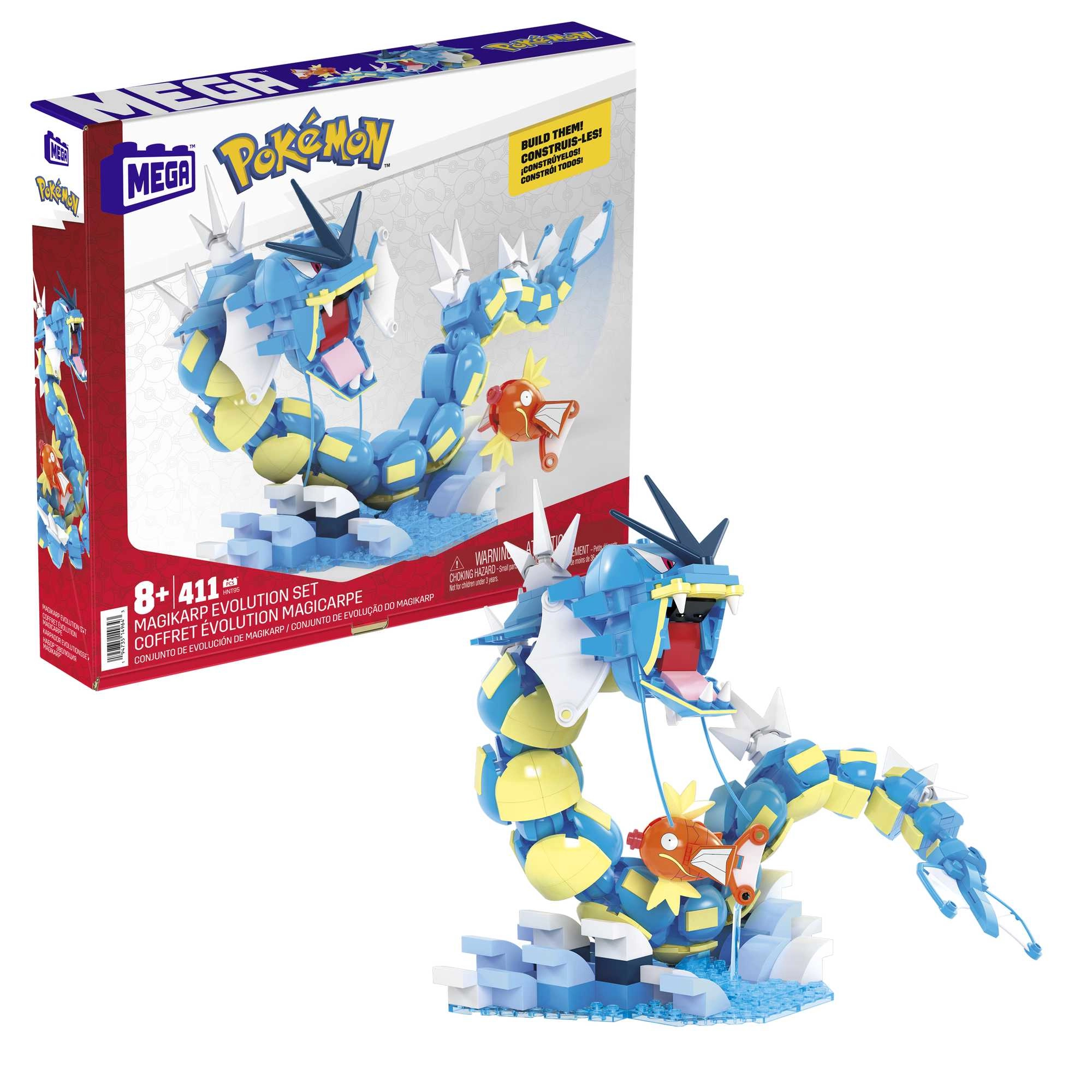 MEGA Pokemon Magikarp Development Set - 20 Inch High