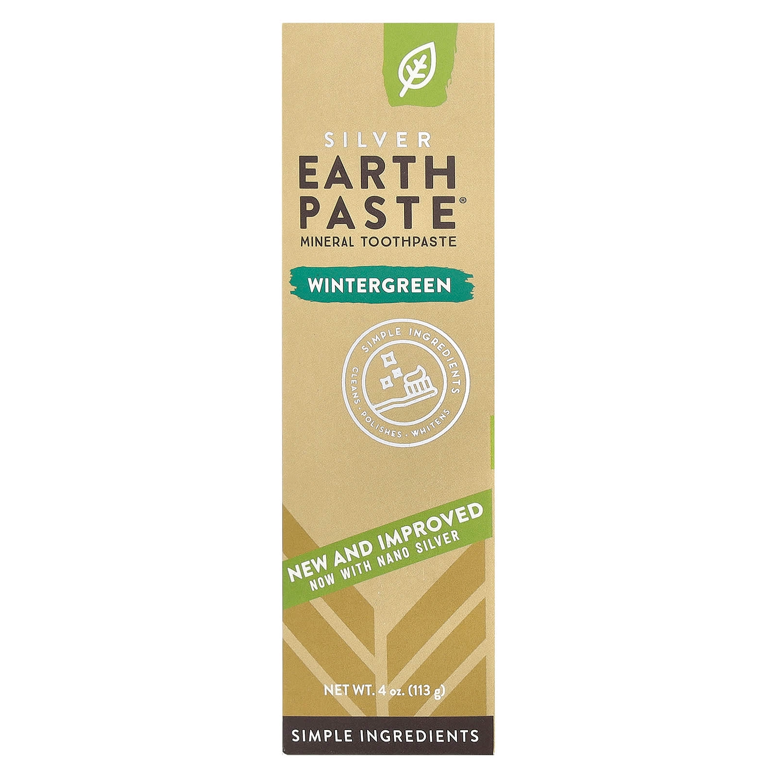 Silver Earth Paste Wintergreen Toothpaste 113 g