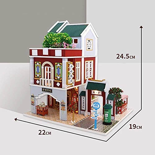 Dollhouse Miniature DIY House Kit - 1:24 Scale