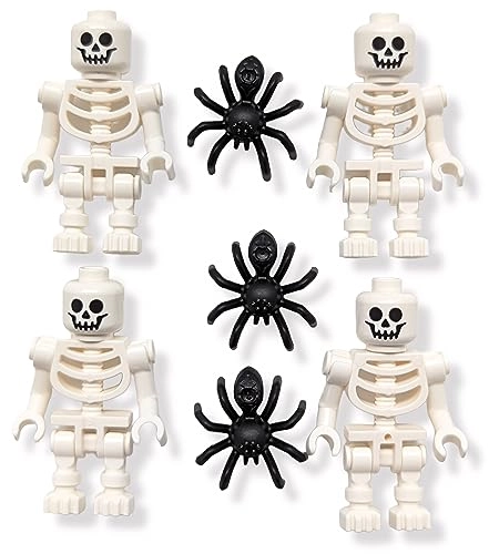 Spooky Halloween Skeleton Minifigures - 8 years and up 4 Pack