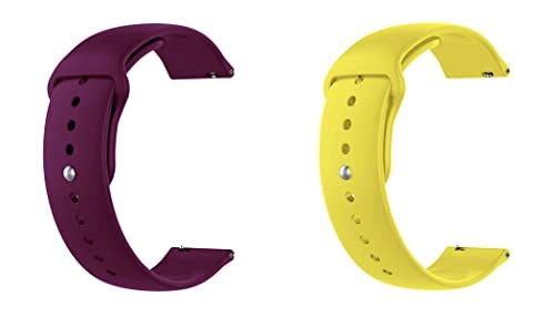 2 Pack 20mm Silicone Watch Band for Sekonda Motion