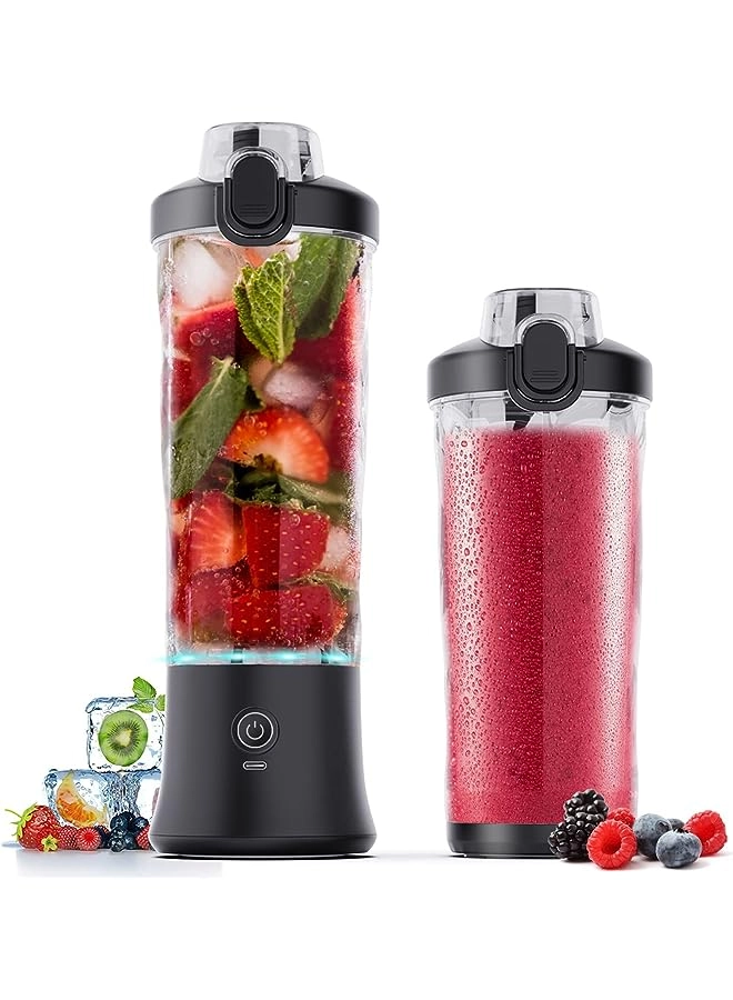 Portable Personal Blender - 6-Blade USB Rechargeable Portable