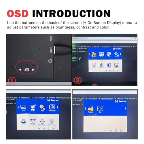 LCD Touch Screen 3U Rack Mount Monitor - DP-0100 9 Inches 1280x720