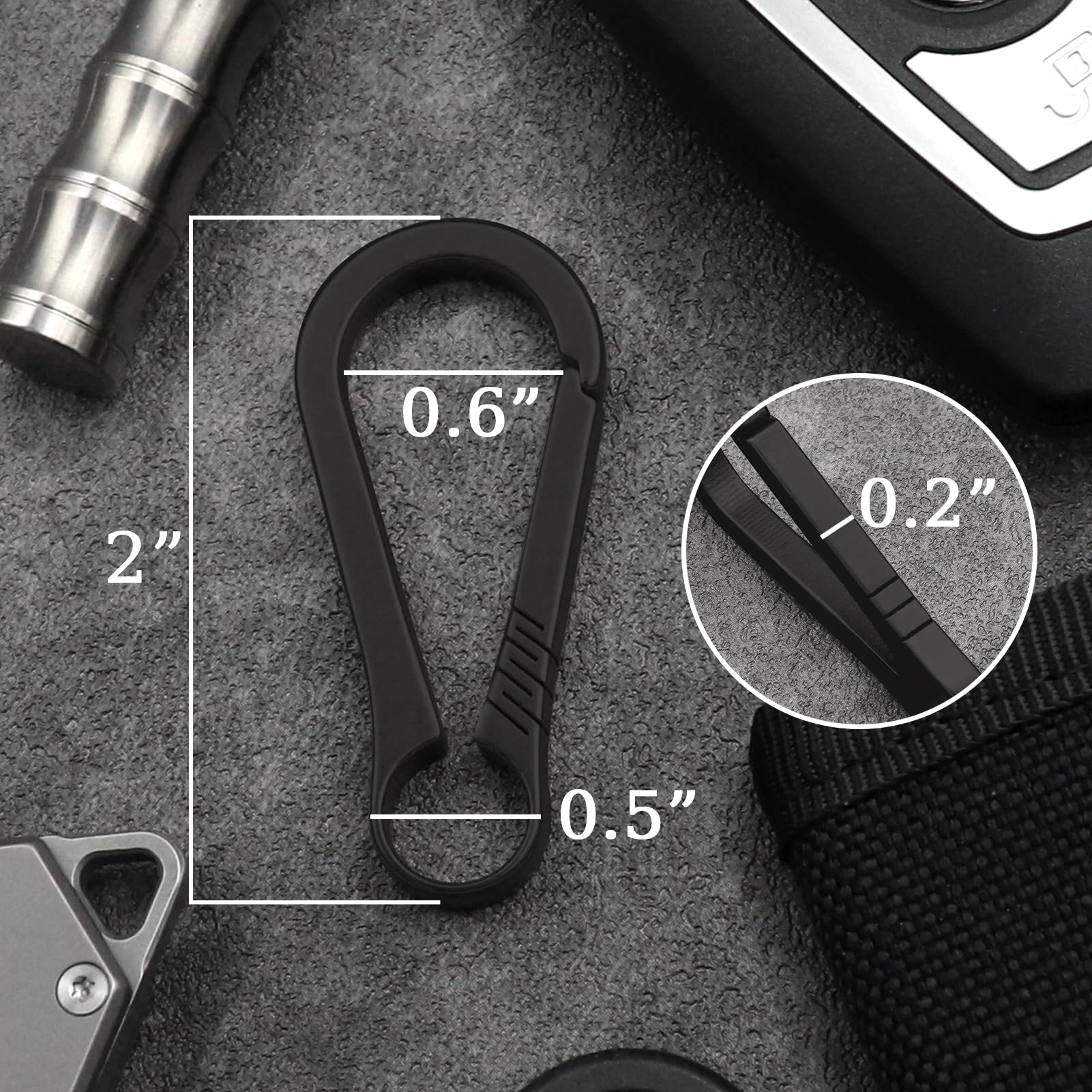 Carabiner Keychain - Space