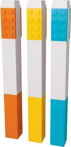 Highlighter Markers - Yellow, Orange, Blue Chisel