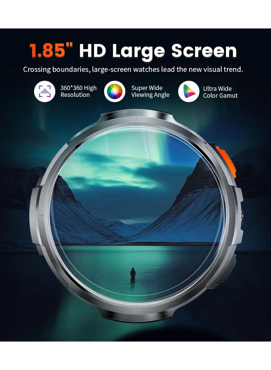 Smart Watch Zinc Alloy Vacuum Plating