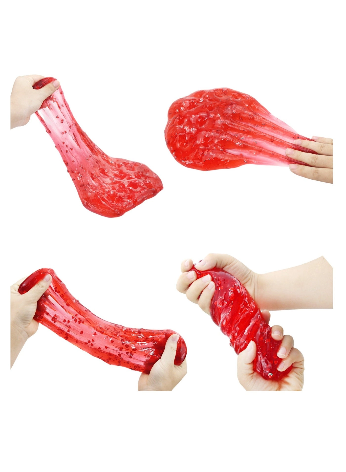 Clear Slime Crystal Putty - 5 pcs