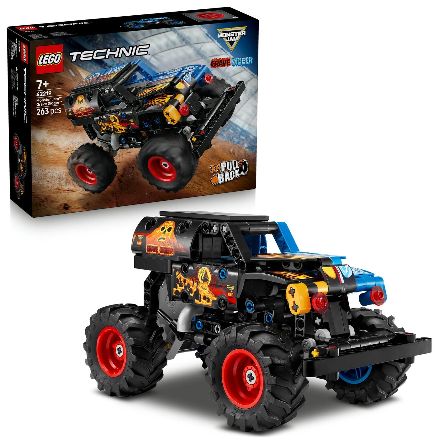 Technic Monster Jam Grave Digger Fire and Ice (42219)