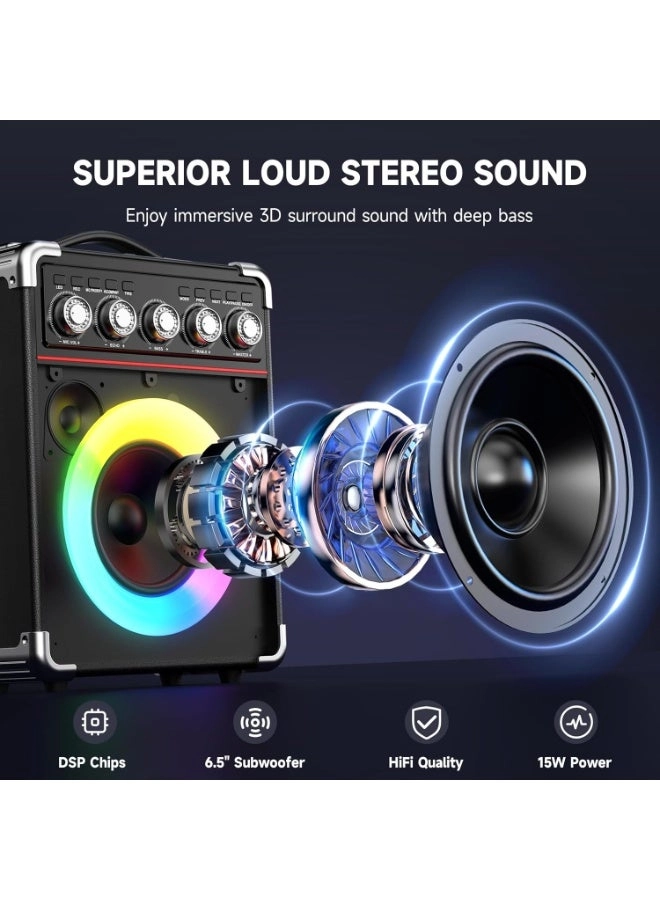 Karaoke machine - 2 wireless microphone