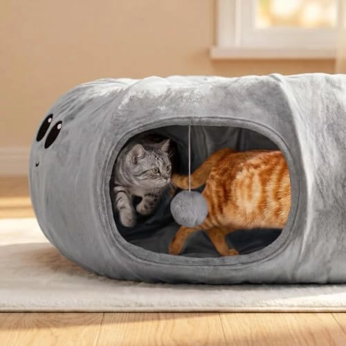 Cat Tunnel Bed - Cotton