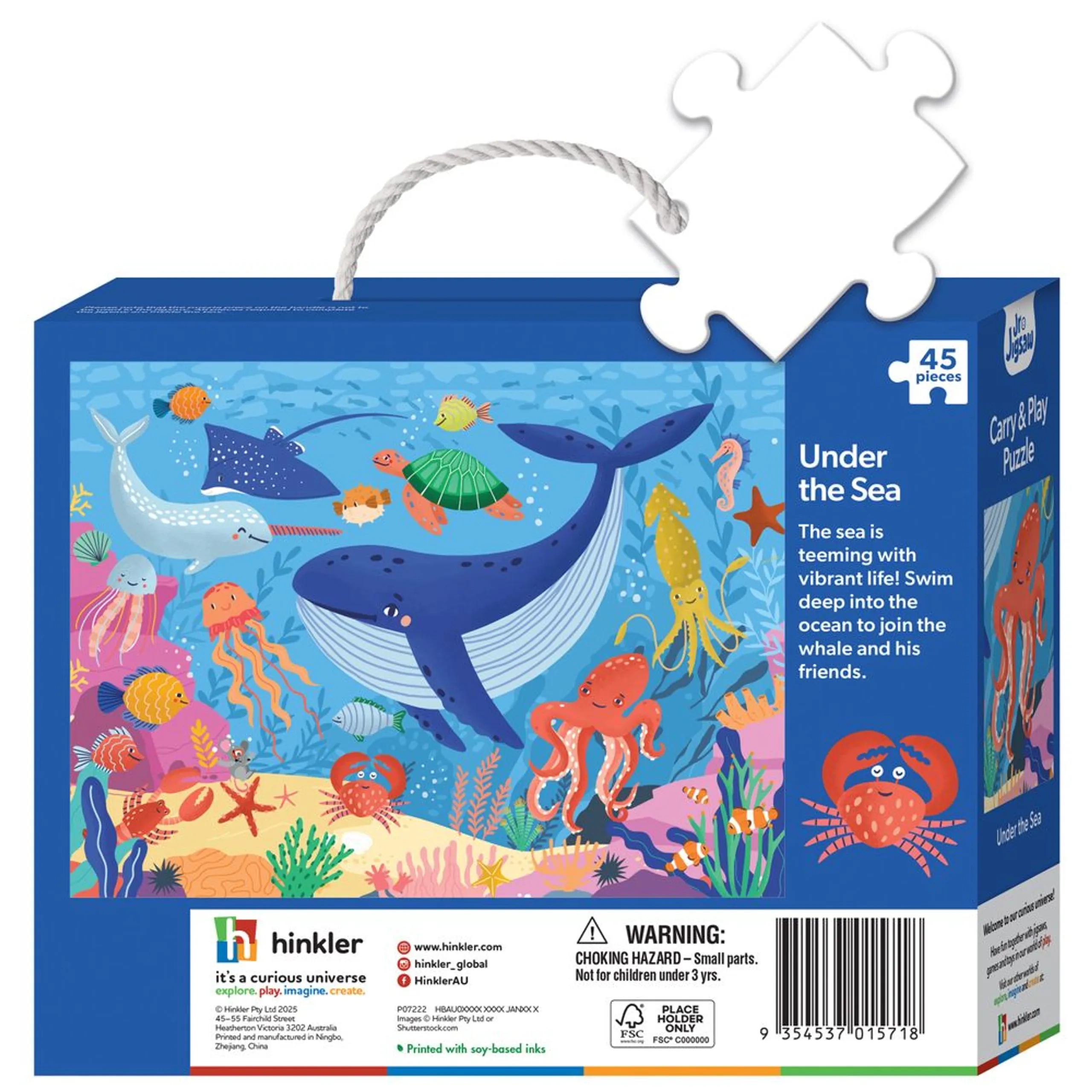 Under The Sea Puzzle (40761363-HST02443) - 45 pcs