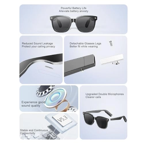 Smart Glasses - Polarized 5.3 Touch Control
