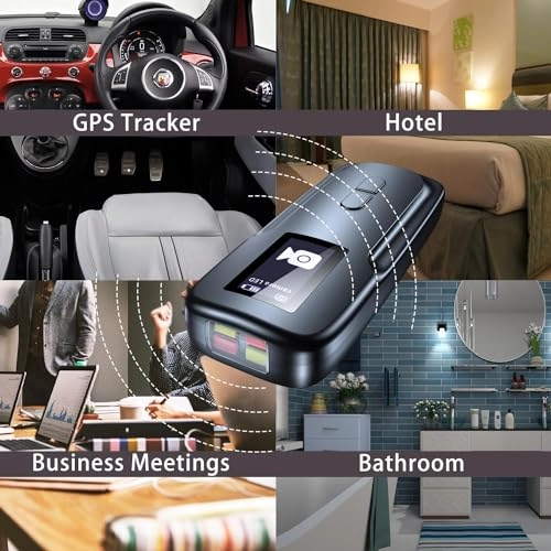 Hidden Camera Detector - RF Signal Scanner 0-15m 9 Levels Sensitivity