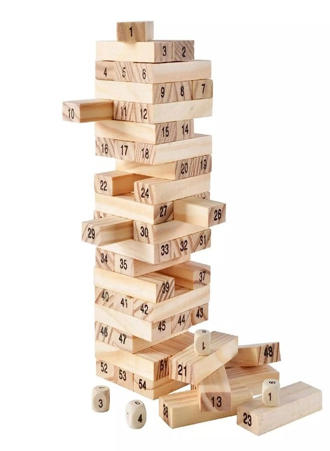 Tumbling Tower - 54 Pcs Wooden