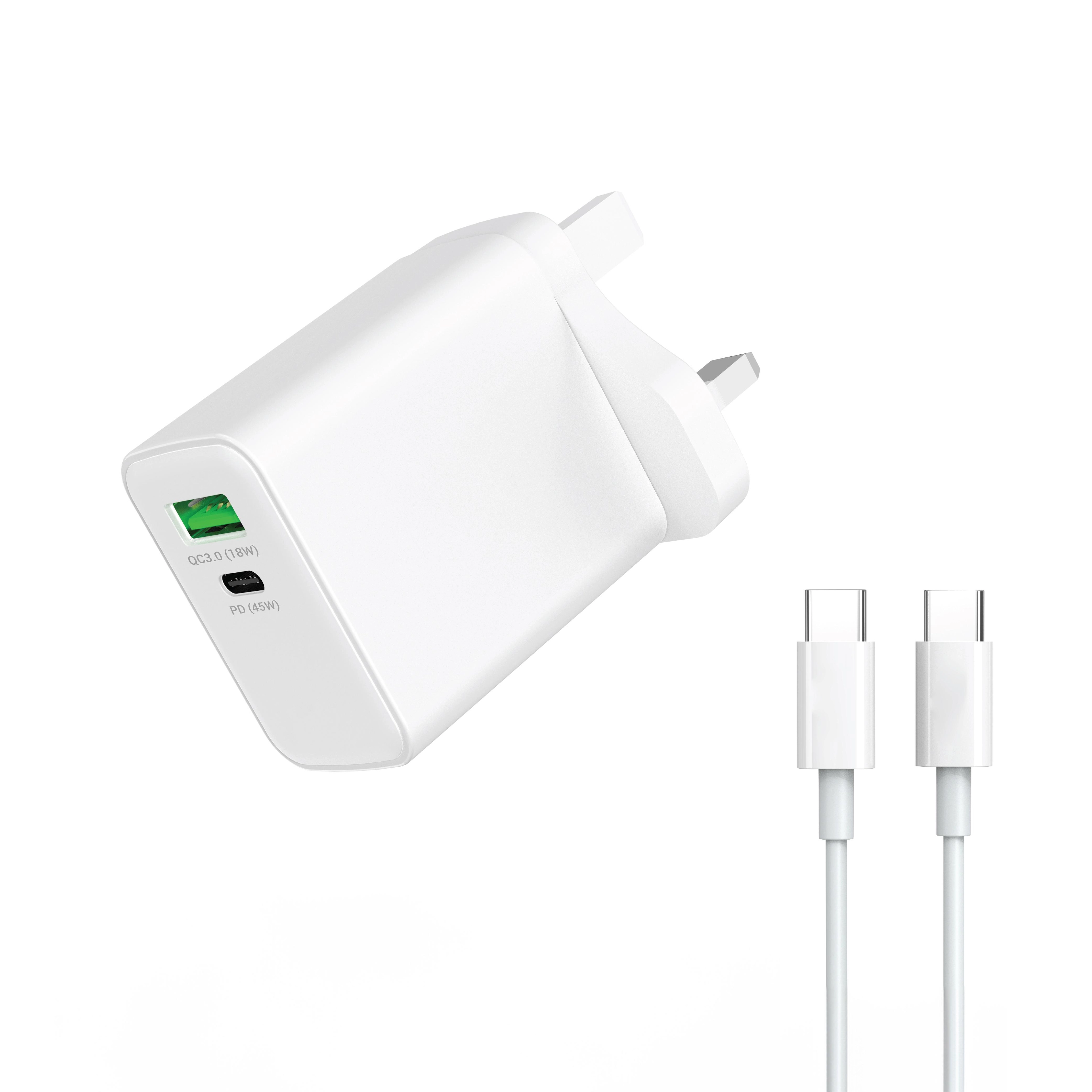 Trands AD4567 Cable 45W USB-C to USB-C