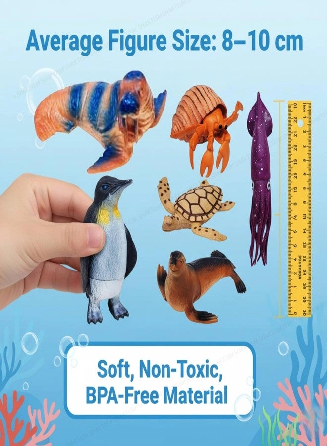 Ocean World Animal Toy Set - 6 pieces