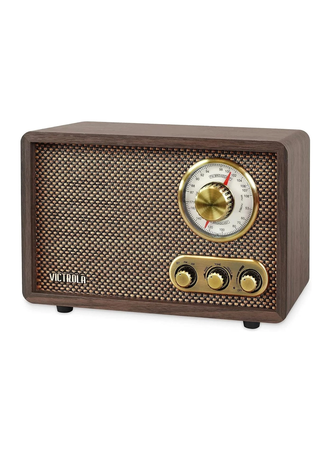Retro Wood Bluetooth AM/FM Radio