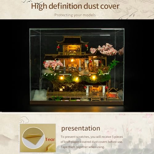 3D Wooden Puzzle Bookshelf Insert - Library of Books 1:24