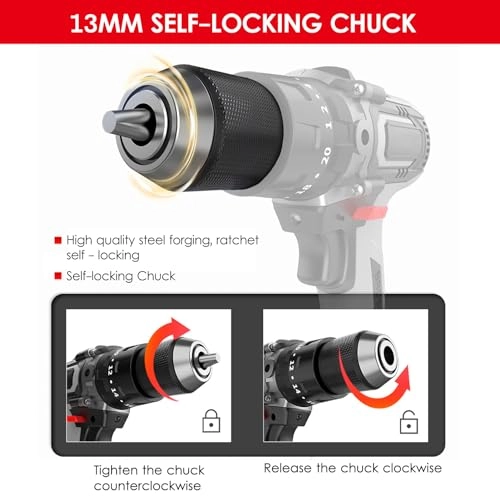 Cordless Drill Driver - 21V 200Nm