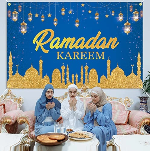 Ramadan Kareem Photo Booth Backdrop - 1pc