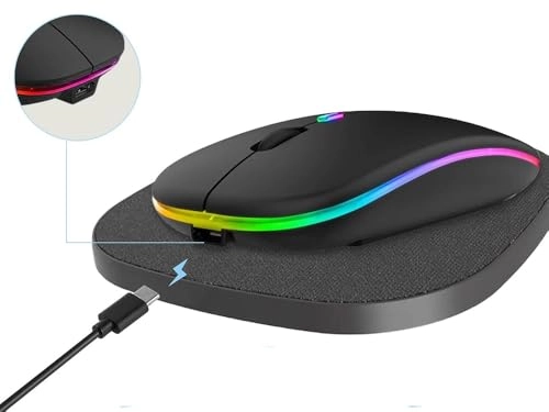 Wireless Optical Mouse - Bluetooth Radio Frequency Wi-Fi