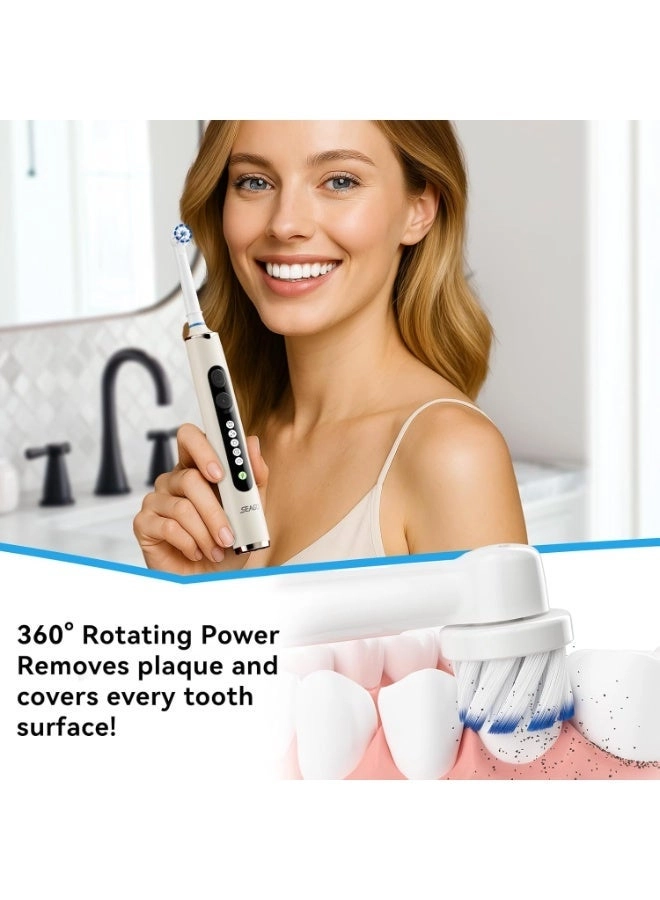 SG-2753 - Ultrasonic Rechargeable 8 Brush Heads 5 Modes