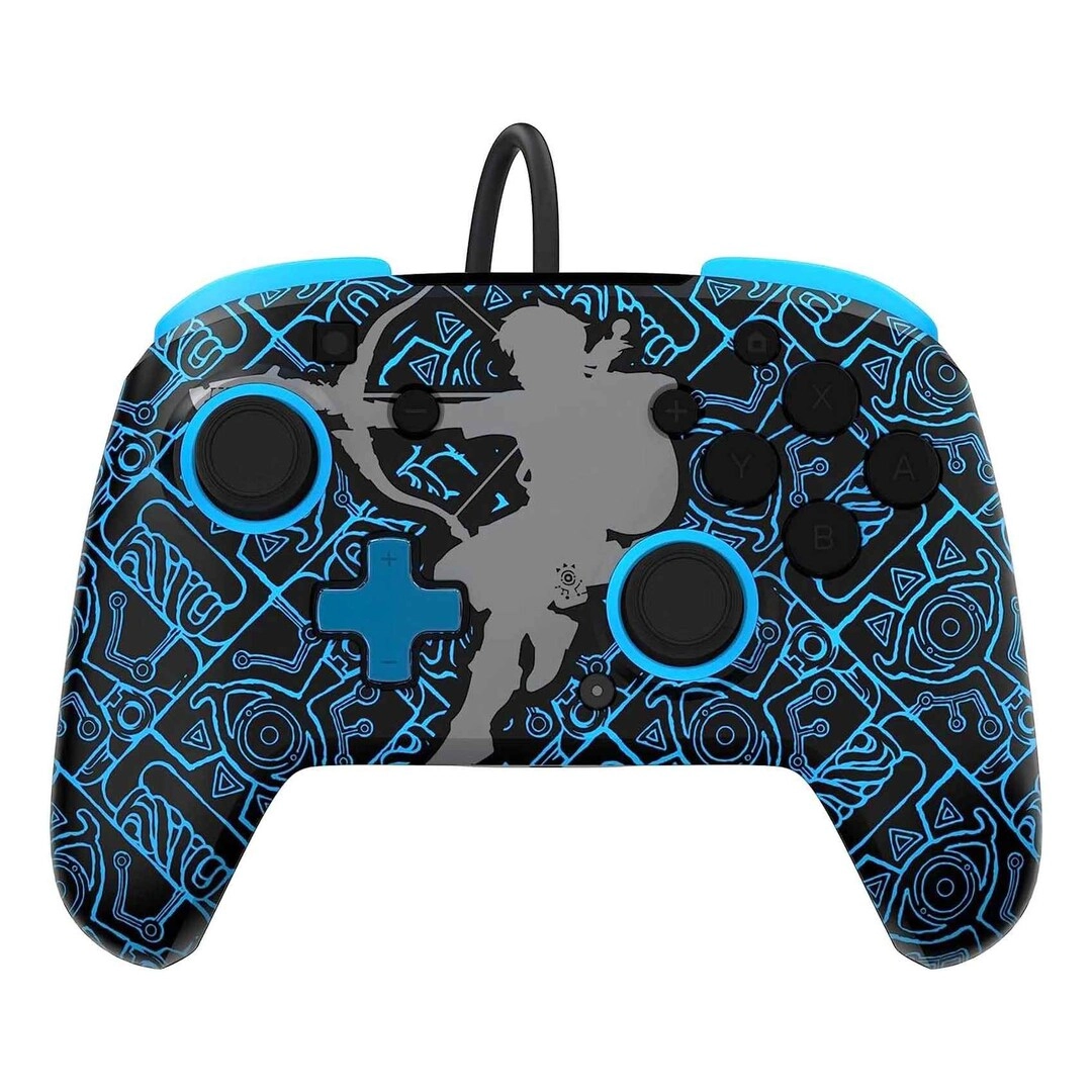 DIGITRONICS Rematch Wired Controller - Black and Blue Nintendo Switch