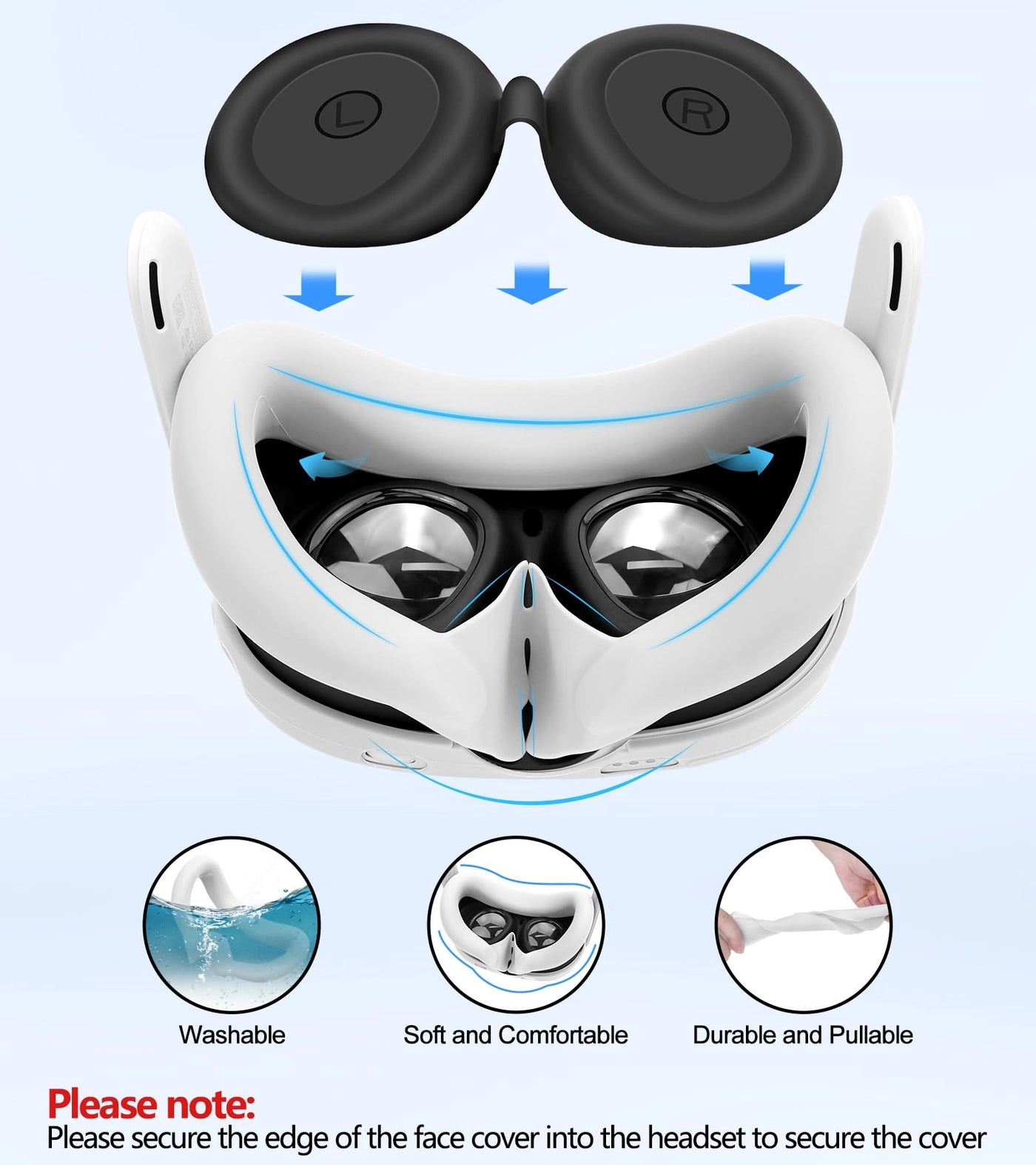 Silicone Cover Set - Compatible with Meta/Oculus Quest 3 Controller Grips