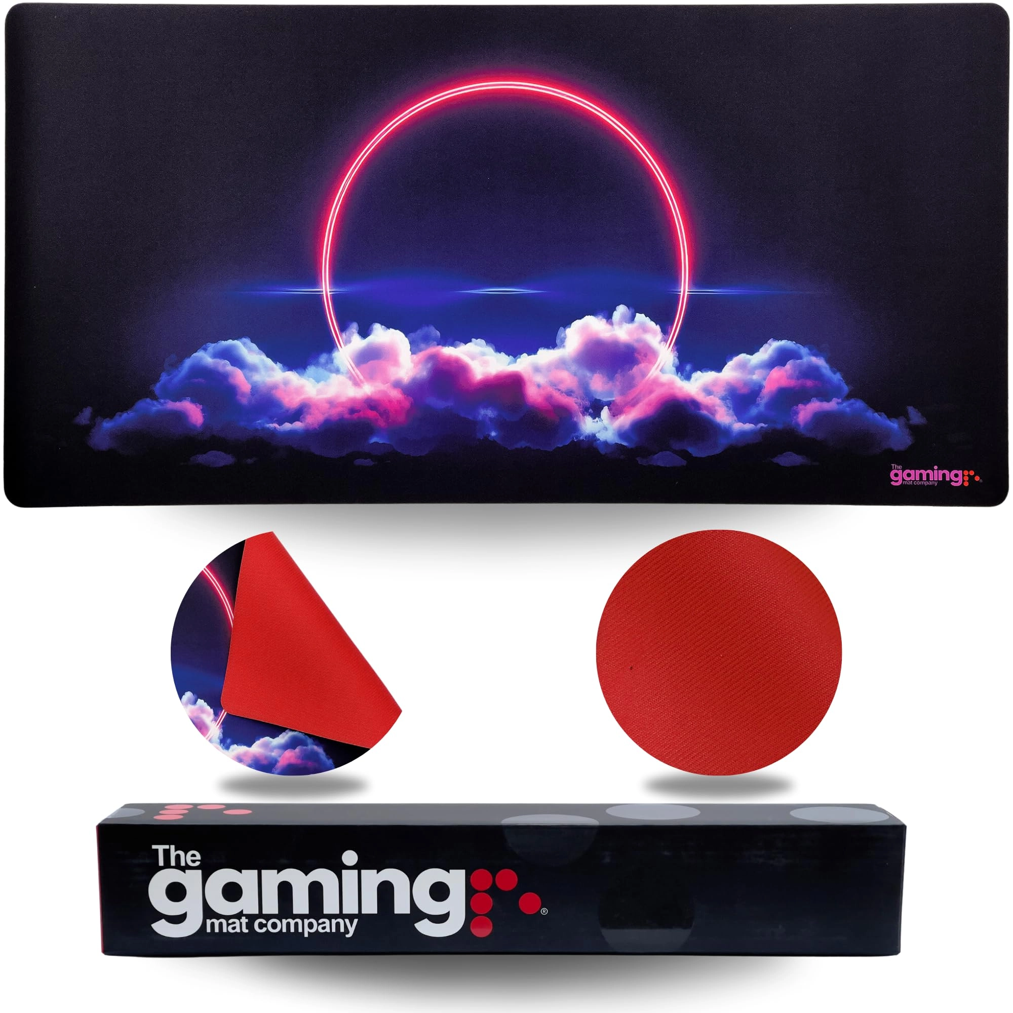 The Gaming Mat Company Cloud Circle Rubber Gaming Mouse Pad - 72x36 cm