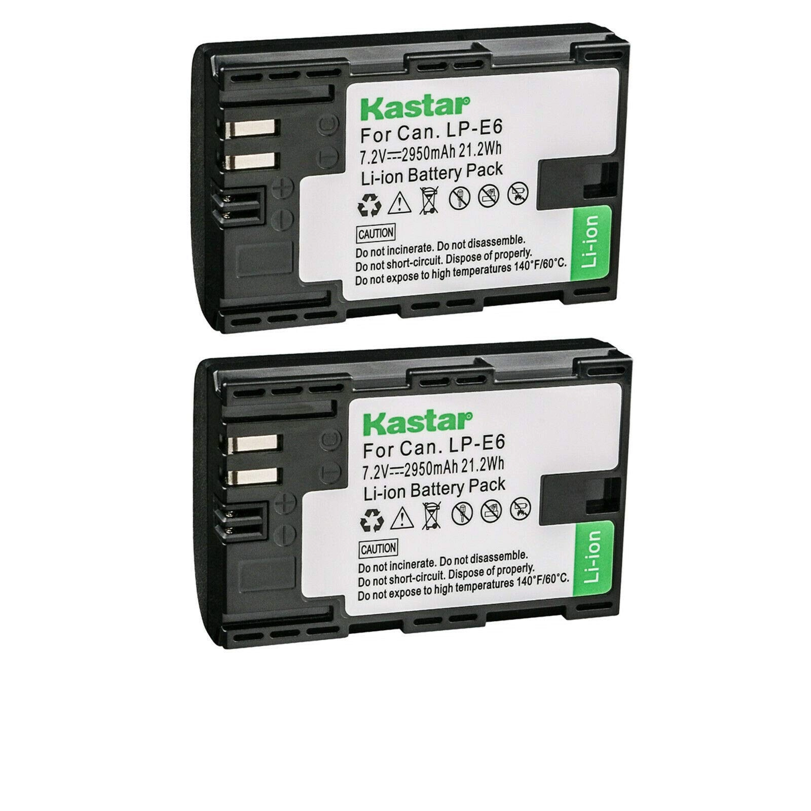 Kastar LP-E6 - 2950mAh Pack