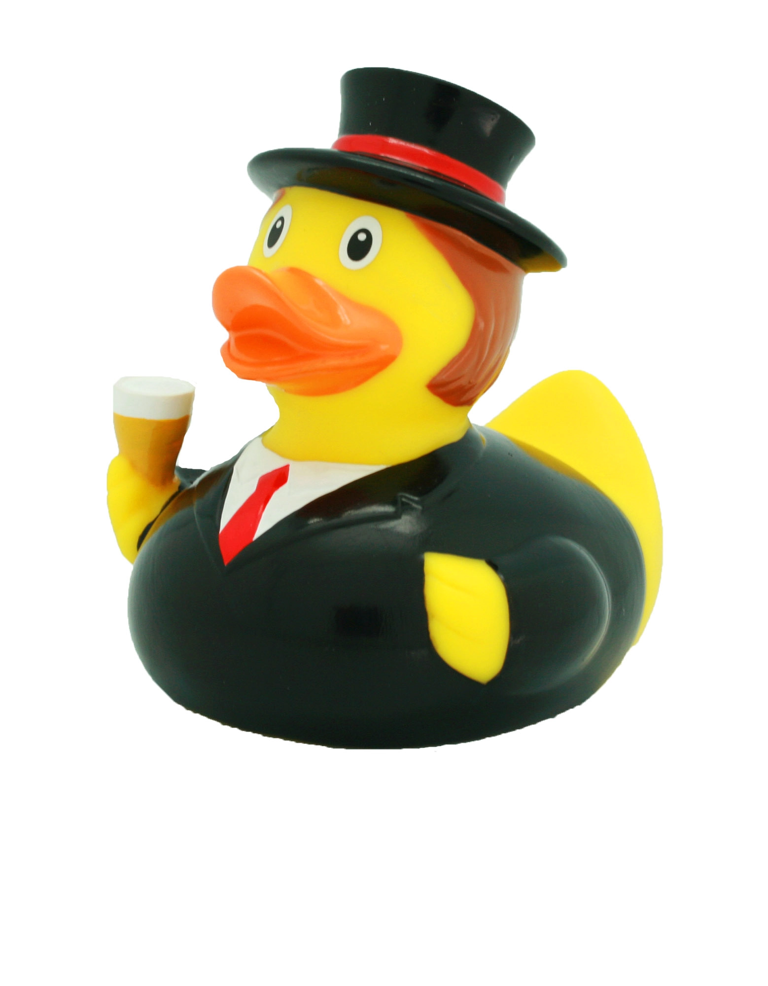 LILALU Rubber Duck - 8.5 x 8.5 x 7.5 cm Rubber For Ages 3+