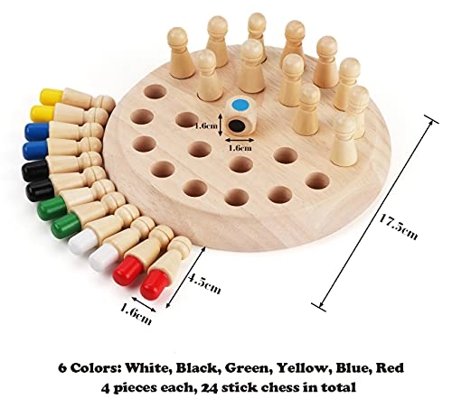 Memory Game - Wood Multi-color