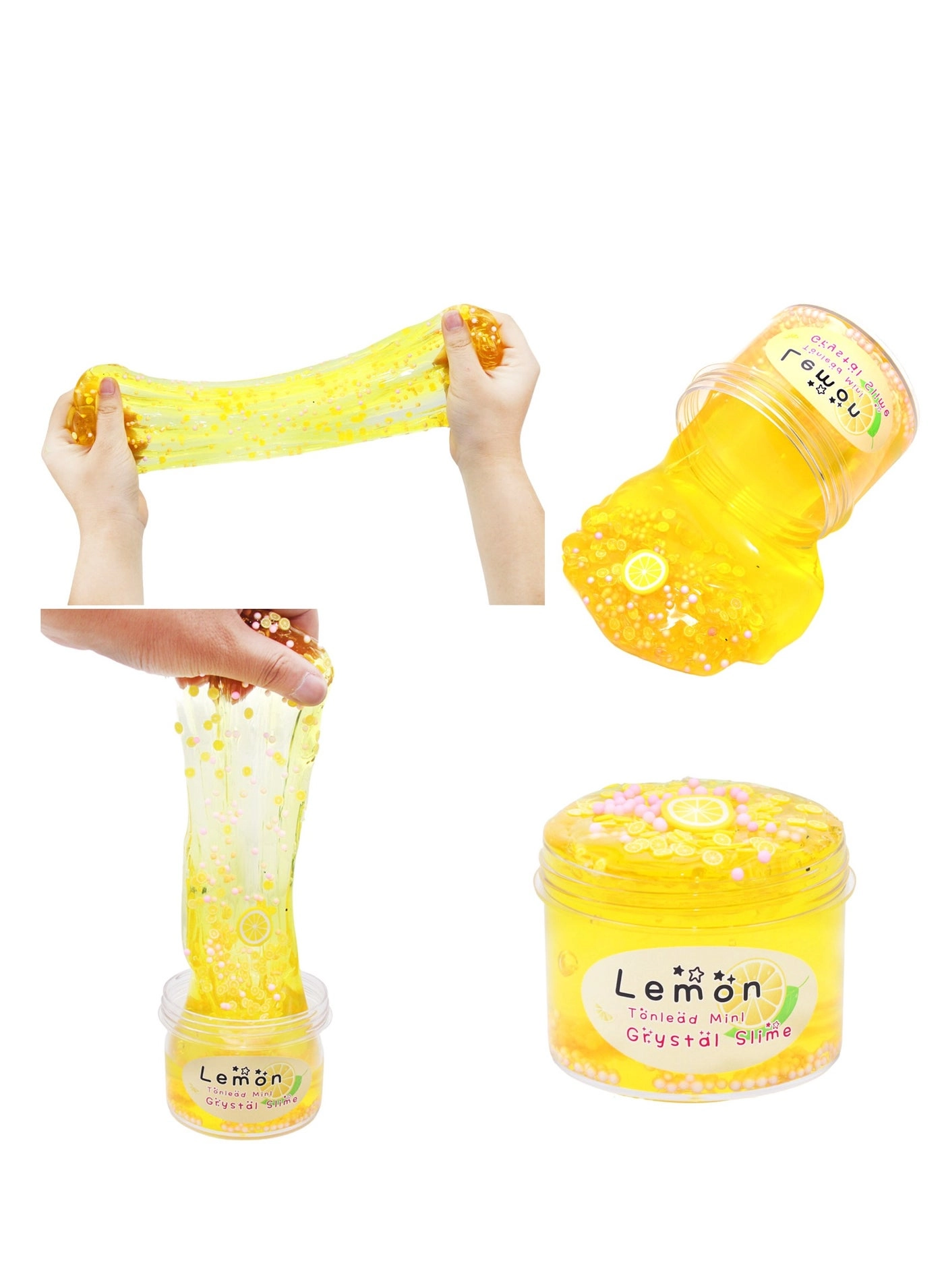 Clear Slime Crystal Putty - 5 pcs