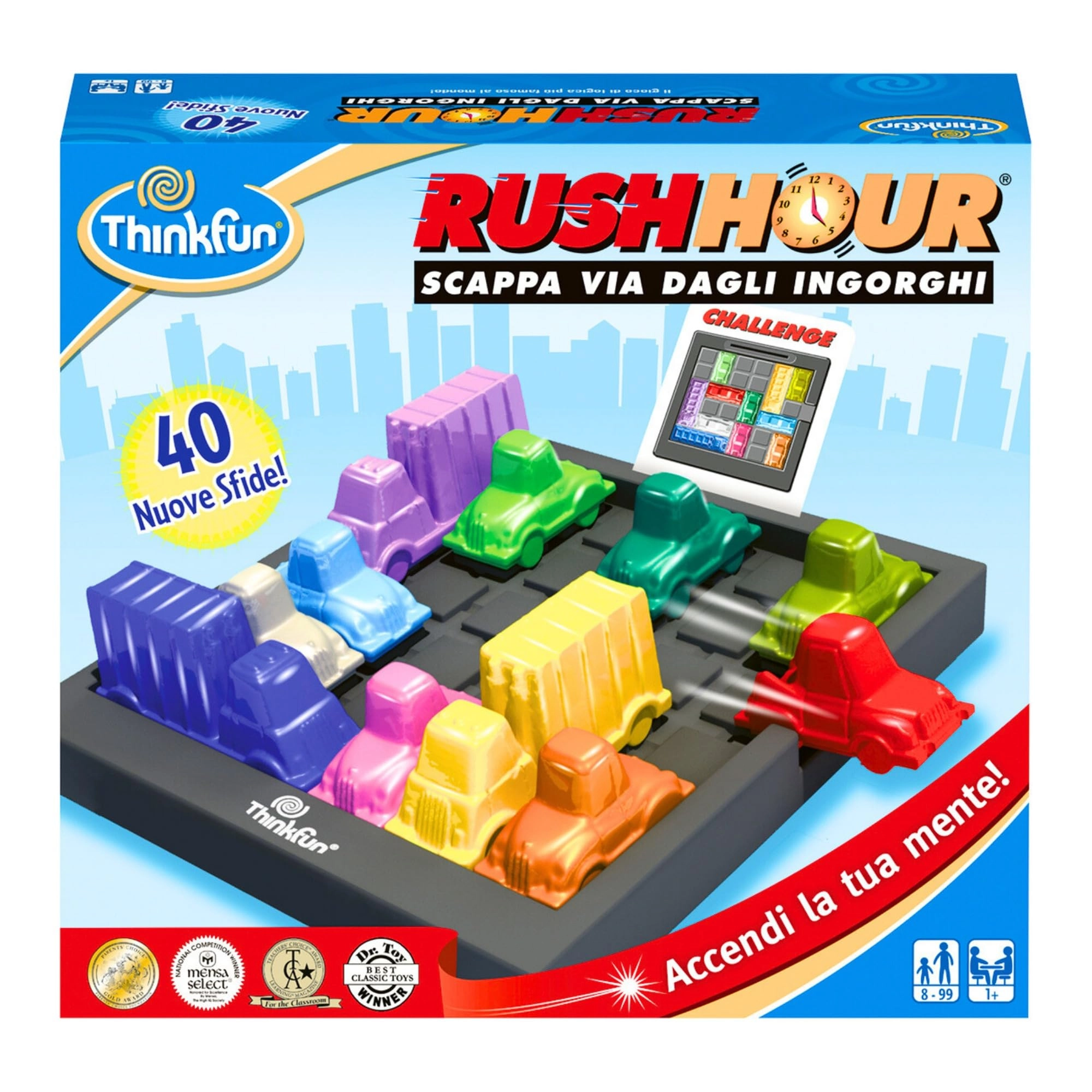 ThinkFun Rush Hour - Traffic Jam Logic 40 Challenge Cards