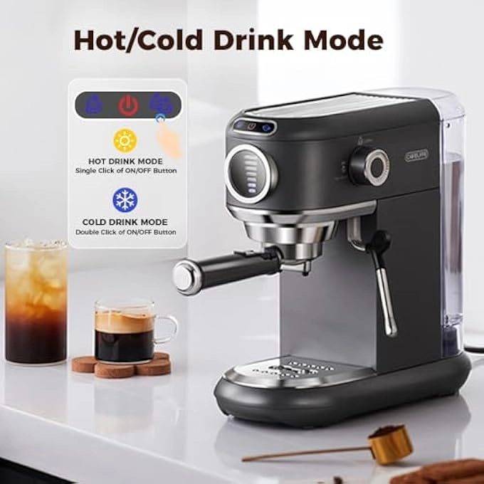 Espresso Coffee Machine & Milk ST-695