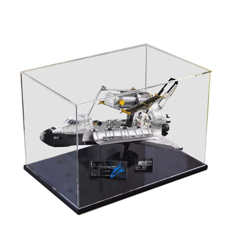 HCAEIOFJ Display Case (10283) - 23.62x15.74x15.74in. White Bottom