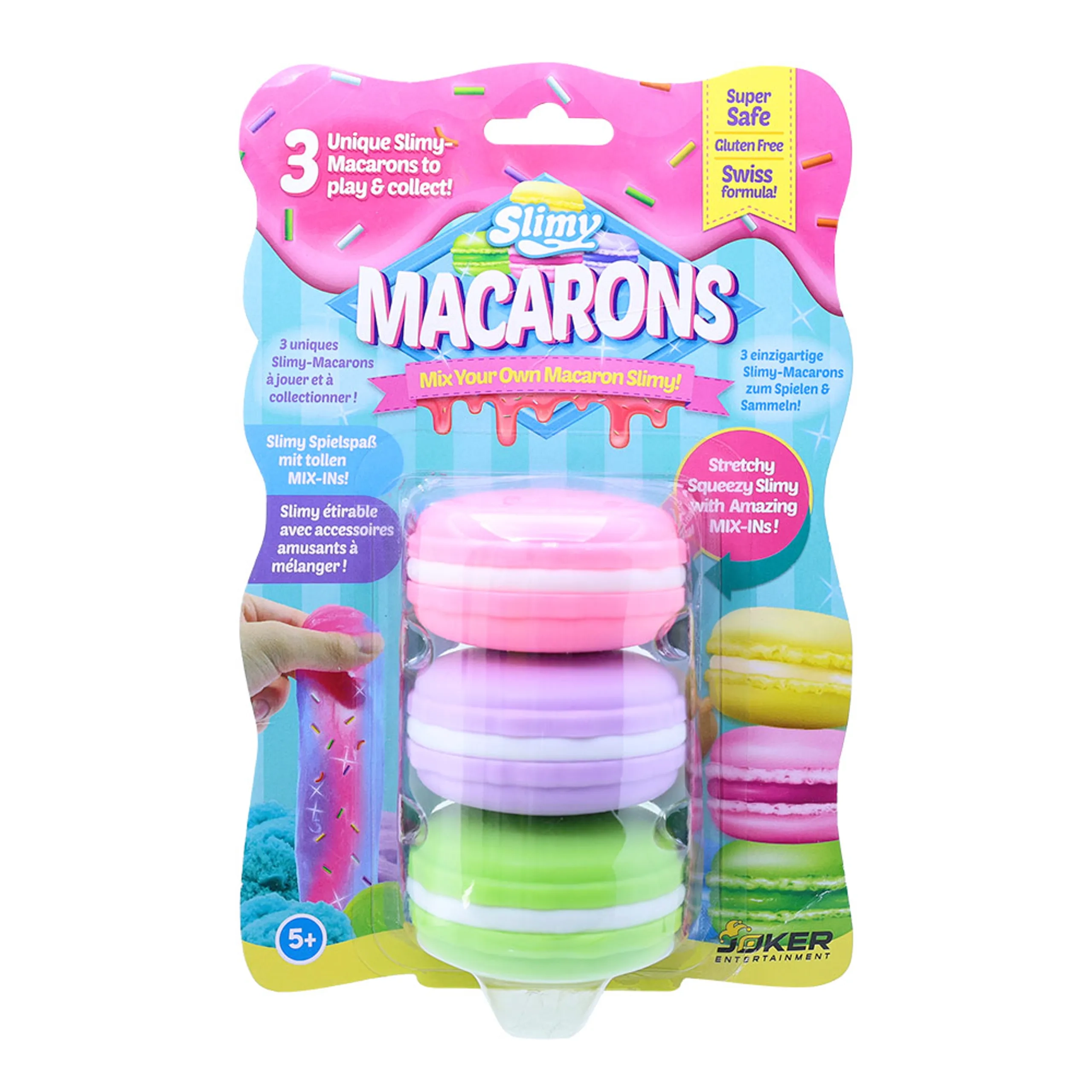 Slimy Mix Your Own Macaron Set - 5+ years 3 pcs