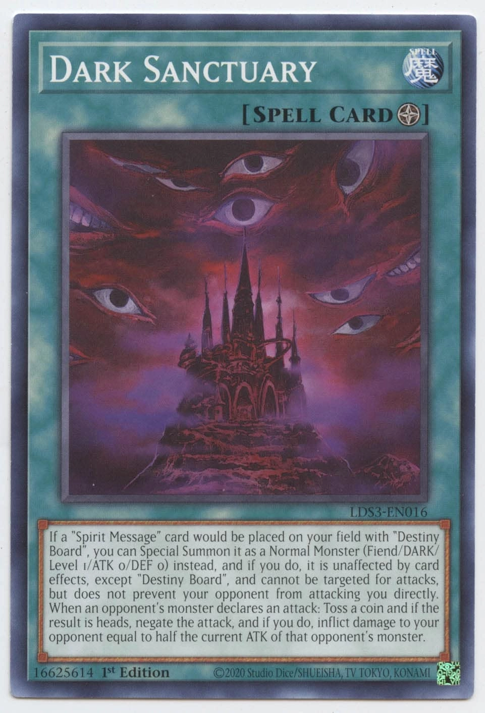 Yu-Gi-Oh! Dark Sanctuary - Common 1st Edition