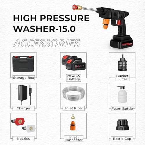 Washer Gun - 48V 12000mah 5M Hose