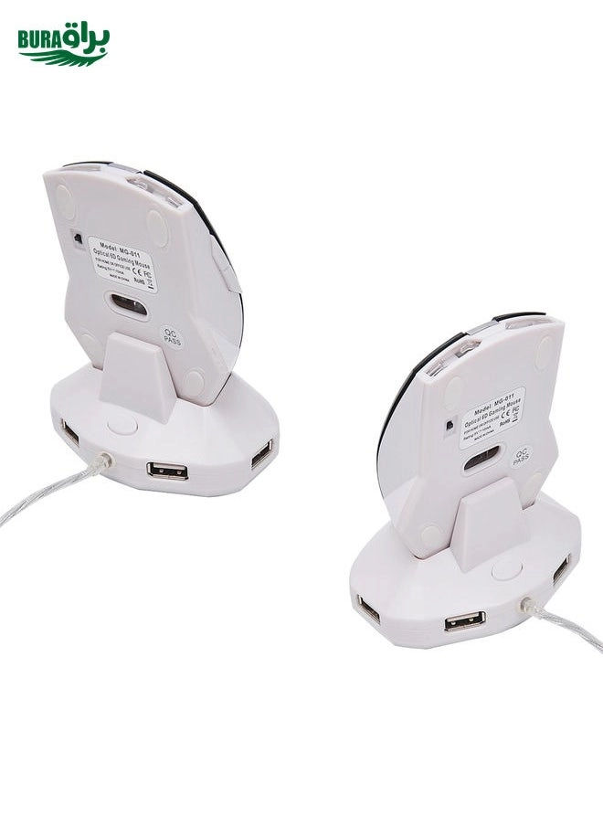 MZ-011 Rechargeable Optical Mouse - Wireless